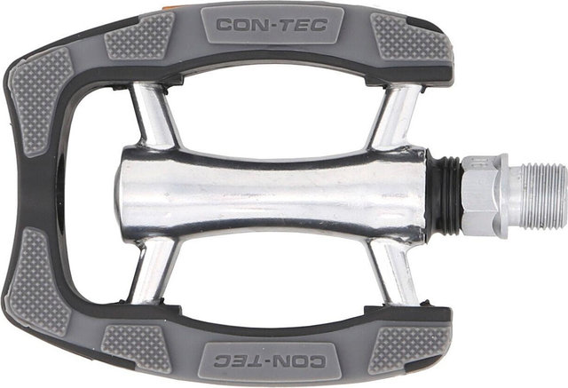 CONTEC 1Trip Plattformpedale - silber-grau | 103 mm | 80 mm