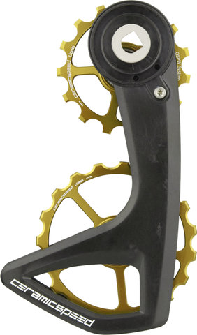 CeramicSpeed Sistema de engranajes OSPW RS 5-Spoke para SRAM RED AXS / Force AXS - gold/15 dientes (rueda guía), 19 dientes (rueda tensora)