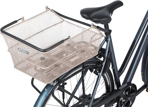 Basil Cento MIK Panier de vélo - nude metallic