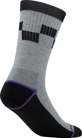 Fasthouse Clash Performance Crew Socks - heather gray/43 - 46