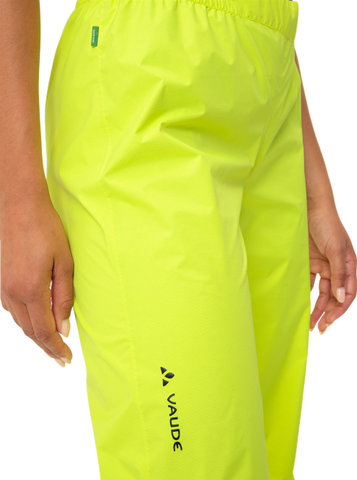 VAUDE Pantalon de Pluie Drop II W - neon yellow uni | 36 | XS