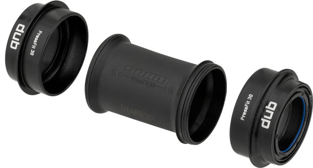 SRAM Boîtier de Pédalier DUB PF30 Road Wide 68 mm - black/Press Fit PF30