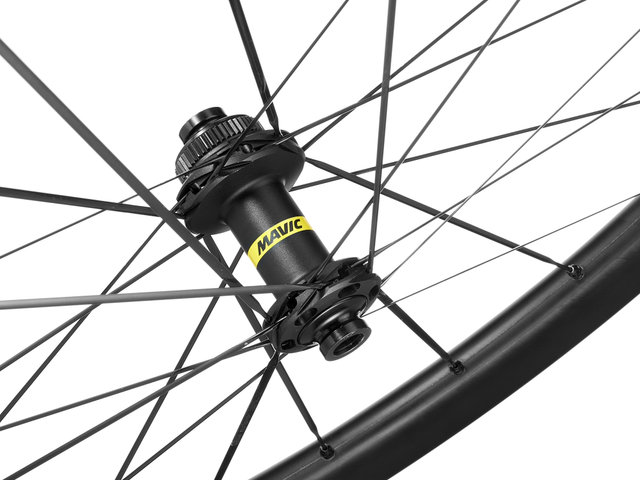 Mavic Cosmic SLR 45 Disc Center Lock 23 mm 28" Carbon Laufradsatz - schwarz/100 mm/Shimano Road/142 mm/28"/Non Boost