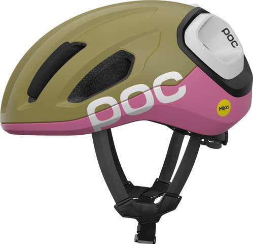 POC Amidal MIPS Helm - olivine green matt-thulite pink matt | 56 - 61 cm