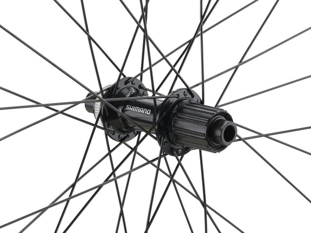 bc basic Roue Mountain Deore Disc Center Lock P-22 29" Boost - noir/Shimano VTT/148 mm/Boost/29"/Shimano MTB/148 mm/roue arrière uniquement/roue arrière uniquement