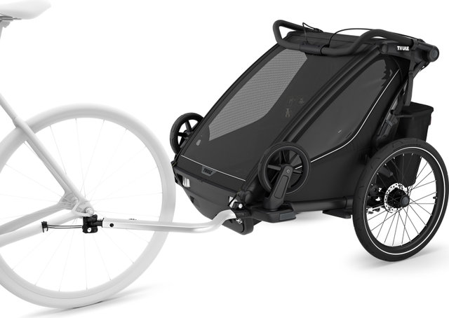 Thule Chariot Sport 2 double Kinderanhänger - black/20"
