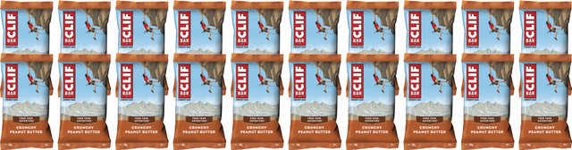 CLIF Bar Barre énergétique - 20 pièces - crunchy peanut butter