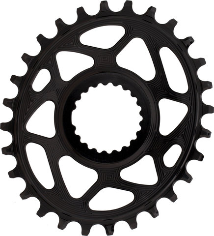absoluteBLACK Oval Kettenblatt für Shimano DM M9100 /M8100 /M7100/M6100 /HG+ 12-fach - black/28 Z