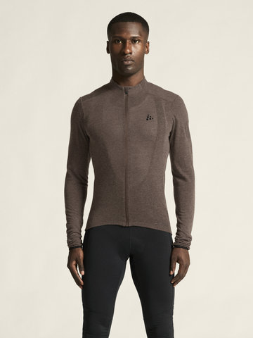 Craft Maillot Core Bike Essence Wool L/S - prune | S