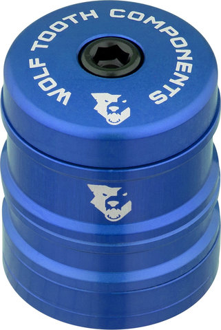 Wolf Tooth Components Anodized Bling Kit Aheadkappe- und Spacer-Set - blue/universal