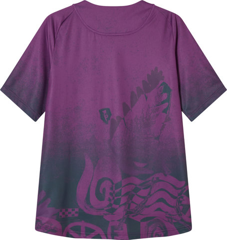 Endura Singletrack Print S/S Damen Trikot - end purple | M