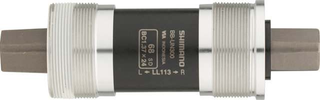 Shimano BB-UN300 Bottom Bracket - English 73mm Shell, 118mm Spindle, Square Taper JIS