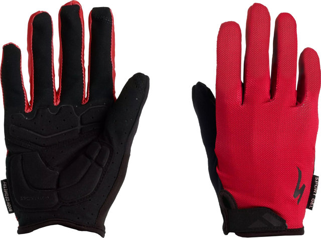 Specialized Guantes de dedos completos Body Geometry Sport Gel - red | M