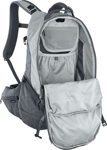 EVOC Mochila con Protector Trail Pro 26 - stone-carbon grey/26 