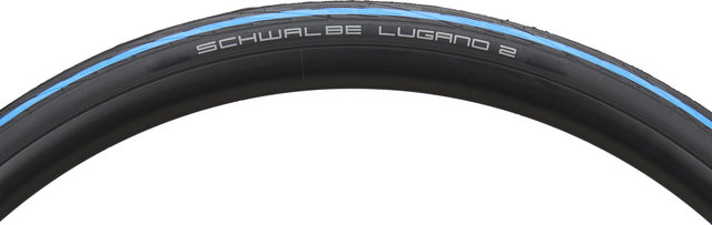 Schwalbe Cubierta de alambre Lugano II K-Guard 28" - negro-azul/28 /25 /25-622