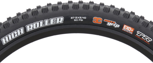 Maxxis Neumático plegable HighRoller III 3C MaxxGrip EXO+ WT TR 27,5" - negro/61 /2.4 /27.5 /61-584