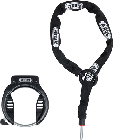 ABUS AMPARO 4650X NR Rahmenschloss mit ACH 6KS/100 und Tasche ST 5950 - black