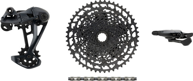SRAM GX Eagle 1x12-speed E-Bike Upgrade Kit with Cassette for Shimano - black - GX silver-black/Shimano MTB/14 teeth/Shimano MTB/none/11-50/none/without