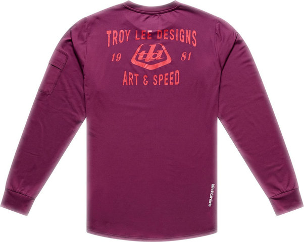 Troy Lee Designs Ruckus Ride Lockdown L/S Jersey - sangria | M