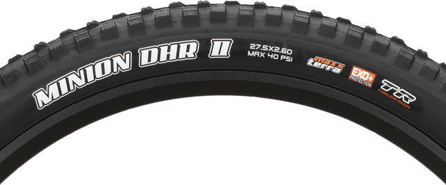 Maxxis cubierta plegable Minion DHR II EXO+ TR MaxxTerra 27,5'' - negro | 66-584 | 27.5 | 2.6 | 66 mm