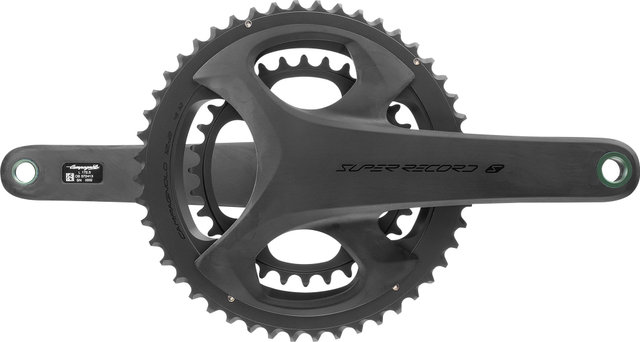 Campagnolo Super Record S Wireless Gruppe 2x12-fach 32-48 - schwarz-matt/Anlöt/10-27/Campagnolo/Campagnolo/172,5 mm/ohne