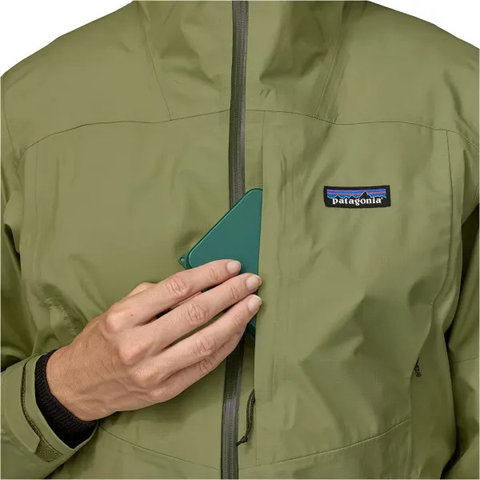 Patagonia Boulder Fork Damen Regenjacke - buckhorn green | M