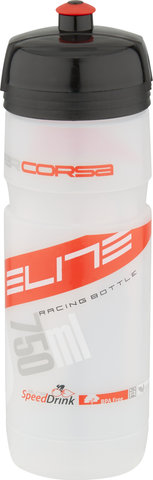 Elite Bidon Super Corsa 750 ml - transparent-rouge/750 