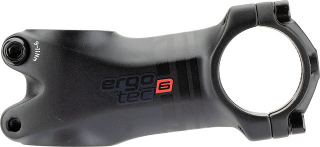 ergotec Tija de Manillar Piranha 31.8 - Embalaje de Taller - schwarz | +6°/-6° (FlipFlop) | 70 mm