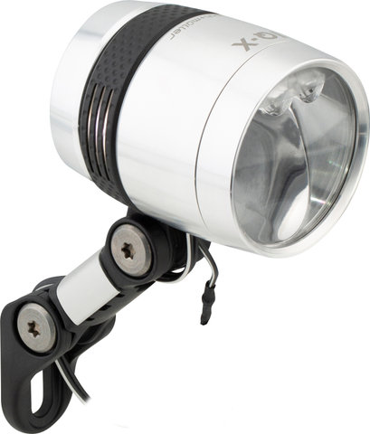 busch+müller Lumotec IQ-X T SensoPlus LED Front Light - StVZO Approved - silver