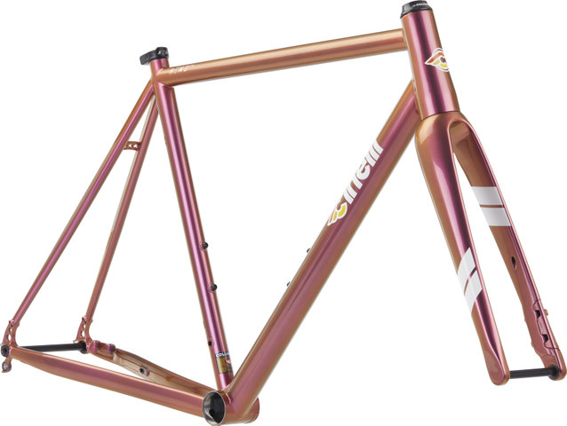 Cinelli Nemo TIG Road Disc II Frame Kit - gold-pink/1 1/8" - 1,5" tapered/M/45 mm