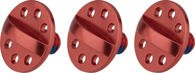 Troy Lee Designs Pack of 3 Visor Screws for A1 & A2 Helmets - red