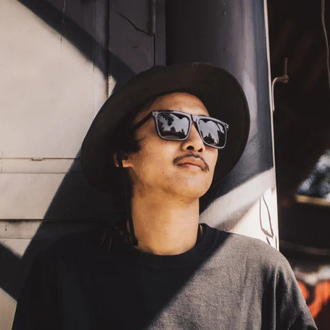 CHPO Bruce Brille - grey | blue mirror