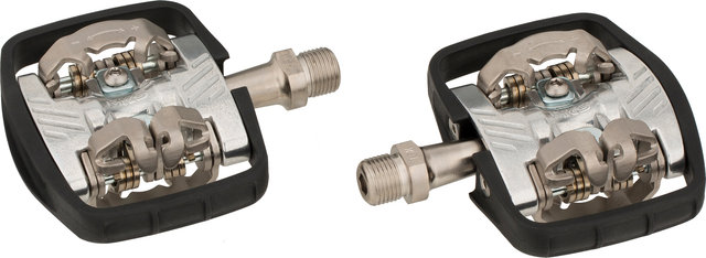 MKS US-S Klickpedale - silber-schwarz