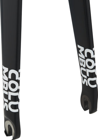 Columbus Horquilla de Carbono Futura Caliper - black mate/28"/45 /5 mm Liberación Rápida/1 1/8" - 1,5" tapered/100 mm