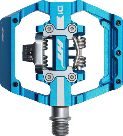 HT DUO D1 Clipless/Platform Pedals - navy blue