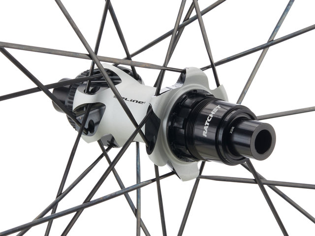DT Swiss Juego de ruedas PR 1600 SPLINE 32 Disc Center Lock 28" - schwarz | SRAM XDR | 142 mm | 100 mm | 28" | 100 mm | SRAM XDR | 100 mm | 142 mm | Non Boost | Non Boost