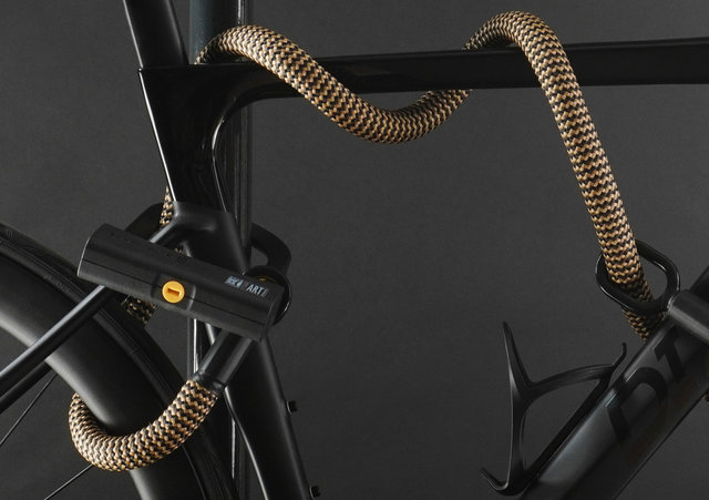 tex-lock Eyelet chain lock + D-lock shackle lock - wild hemp
