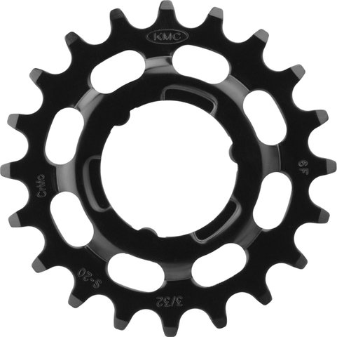 KMC Shimano Narrow Sprocket for E-Bikes - black/20 tooth