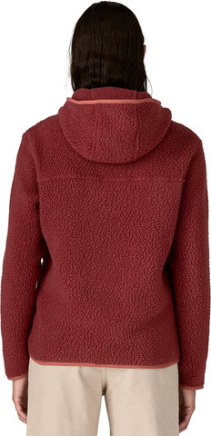 Patagonia Chaqueta con capucha para damas Retro Pile Hoody - sequoia red/M