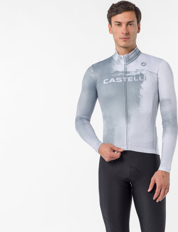 Castelli Nebula Thermal L/S Jersey - silver gray-nickel gray | XL