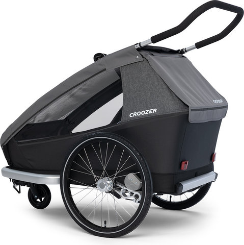 Croozer Remolque para niños Kid Keeke 2 - mountain grey/20"