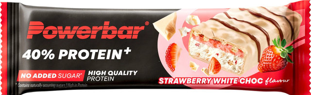 Powerbar 40% Protein+ Crisp Riegel - 12 Stück - white choc-strawberry | strawberry-white chocolate