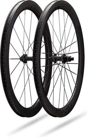 Specialized Roval Rapide CLX III Carbon Disc Centre-Lock 28" wheel - satin carbon-gloss black | 100 mm | 28" | front wheel only | Non Boost | front wheel only | front wheel only