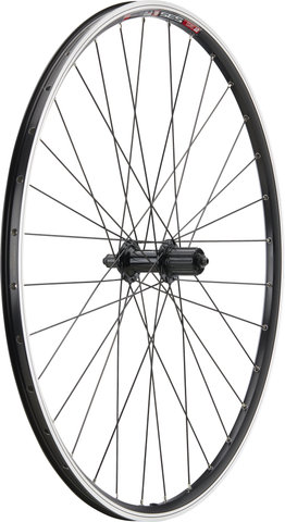 bc basic Set de Roues Urban Deore V-Brake DT Swiss 535 28" - noir | Set de 28" (avant 9x100 Dynamo + arrière 10x135) Shimano
