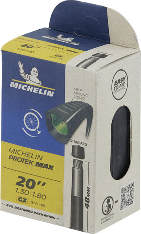 Michelin Cámara de aire G3 Protek Max para 20" - universal/33-406 a 46-406/Válvula Schrader (AV)/20 x 1.3-1.8 AV 48 mm/48 