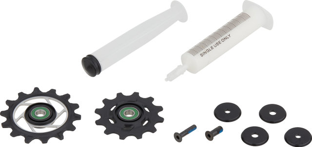 SRAM Set de engranajes de cerámica para desviador Red eTap AXS E1 12 - universal | 12 dientes (rueda guía), 14 dientes (rueda tensora) | 12-speed