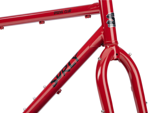 Surly Bridge Club Rahmenkit - lingering cranberry | XS | 26+, 27,5+, 28" | 1 1/8" | 43 mm
