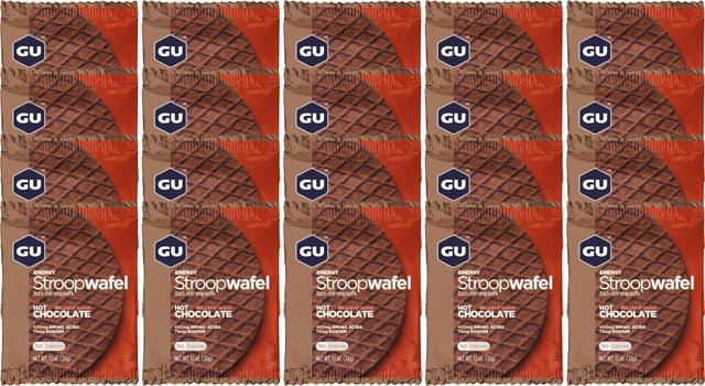 GU Energy Labs Stroopwafel energético - 20 unidades - hot chocolate