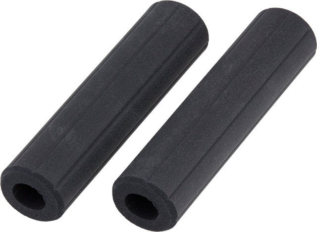 ESI Ribbed Extra Chunky Silicone Handlebar Grips - black/130 mm