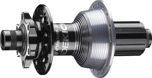 e*thirteen Sidekick Disc 6-Loch Boost HR-Nabe - 32/Shimano MTB/black-sterling silver/Shimano MTB